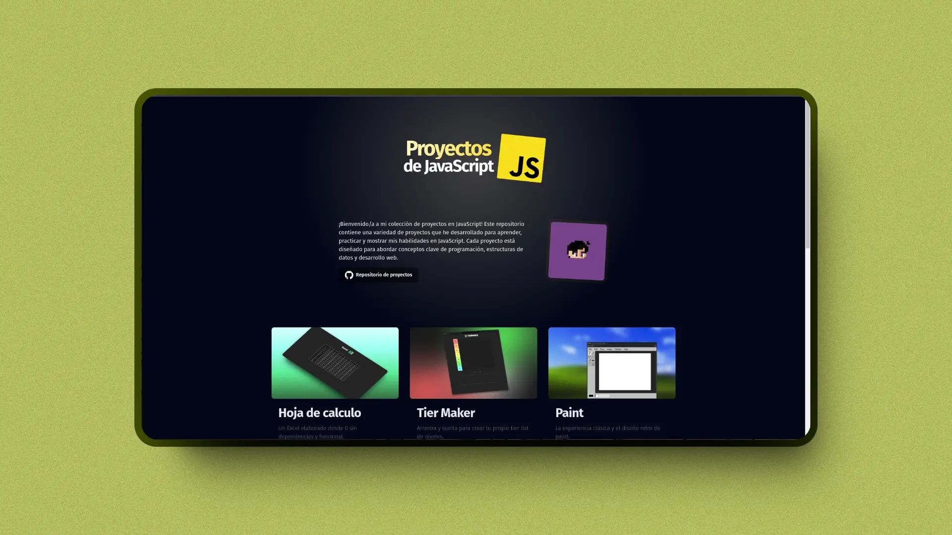 Proyectos JS - Proyectos simples pero útiles
